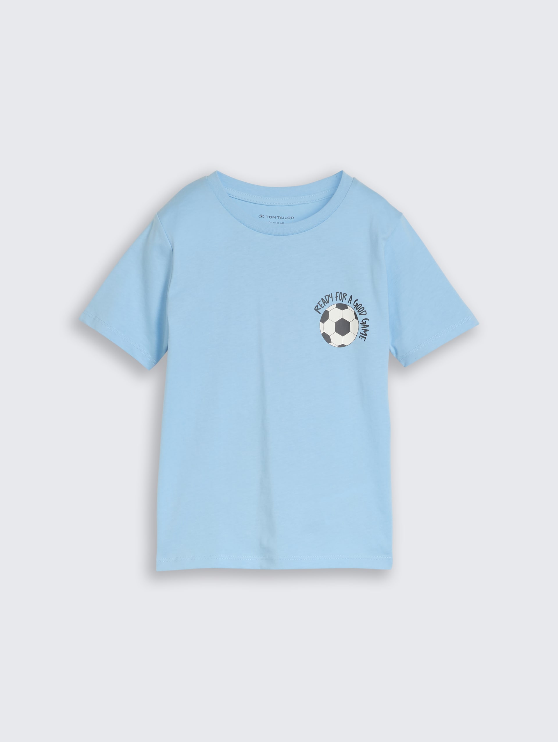 T-shirt met fotoprint - light cloudy blue - Product vooraanzicht