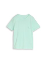 Sélectionné, T-shirt avec imprimé dans le dos par Tom Tailor, verdoyant