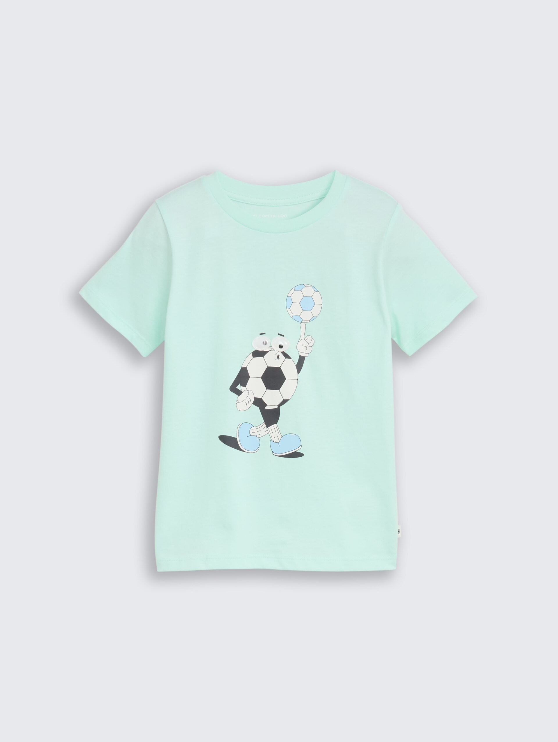 T-shirt met fotoprint - light bay green - Product vooraanzicht