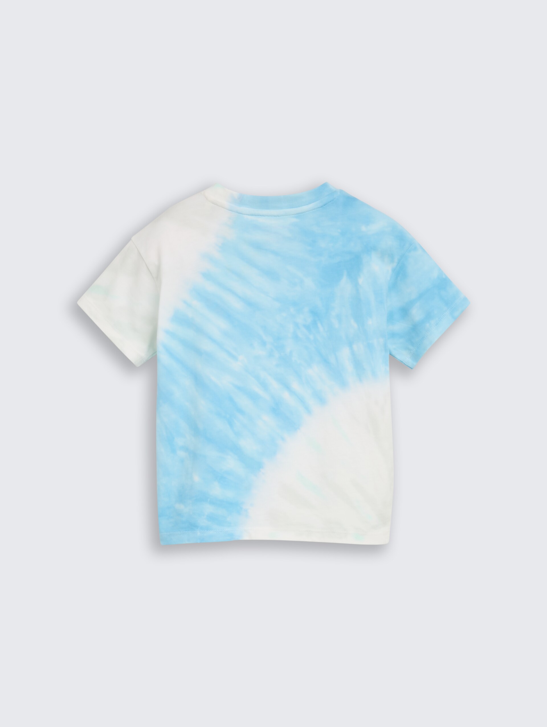 Oversized tie-dye T-shirt - blue shaded tie dye design