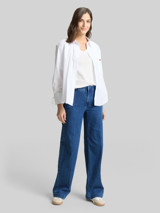 TTMADINA WIDE Jeans von Women, mid stone bright blue denim