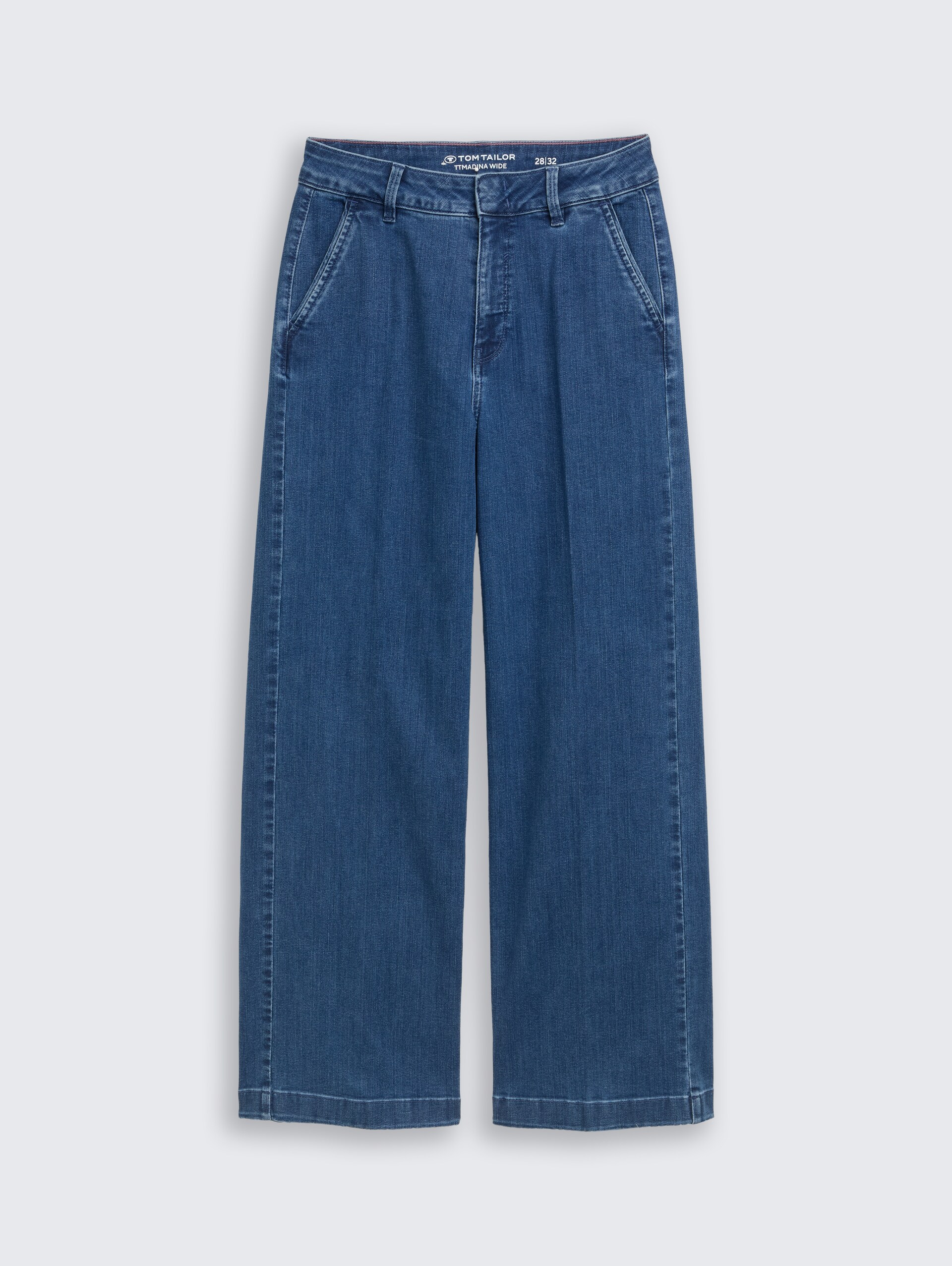 TTMADINA WIDE Jeans - mid stone bright blue denim - Vorder-Produkt-Ansicht