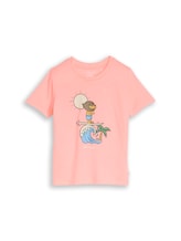 Ausgewählt, T-Shirt mit Foto-Print von Tom Tailor, rosa