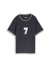 Ausgewählt, T-Shirt mit Rückenprint von Tom Tailor, grau