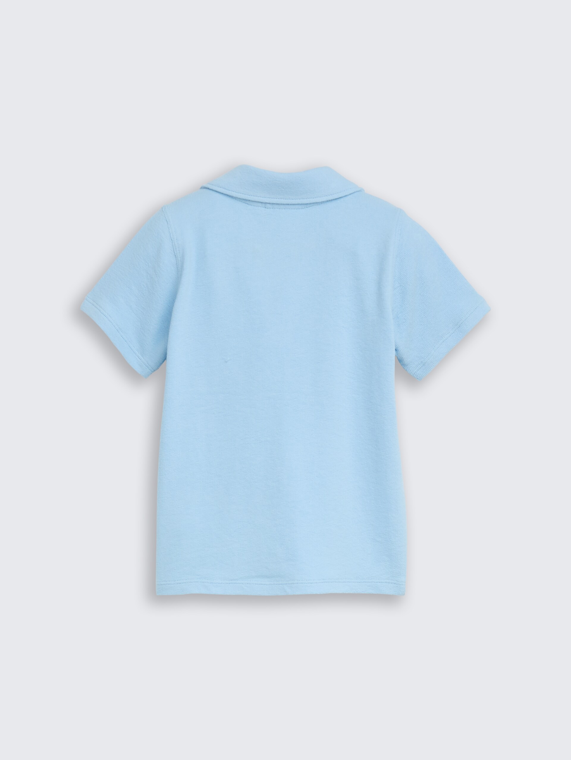 Poloshirt met structuur - light cloudy blue