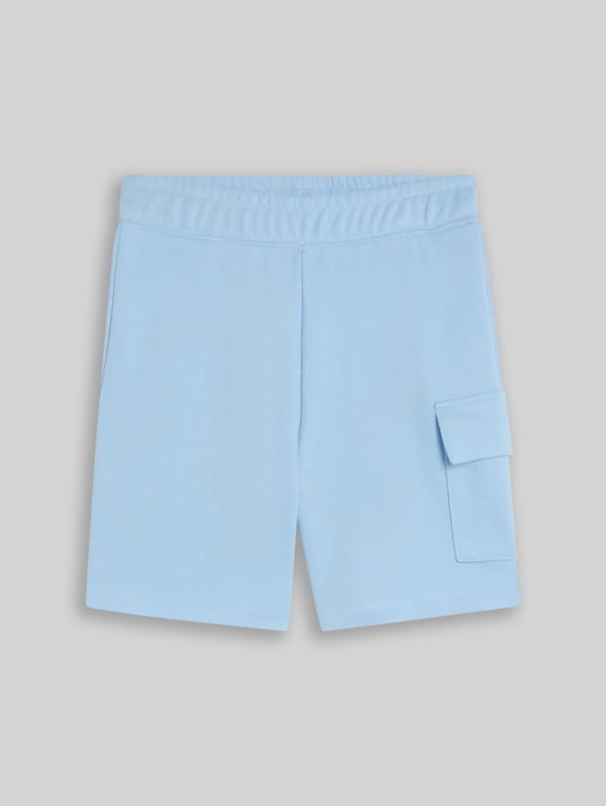 Cargo Sweat-Shorts von Mini Boys, light cloudy blue