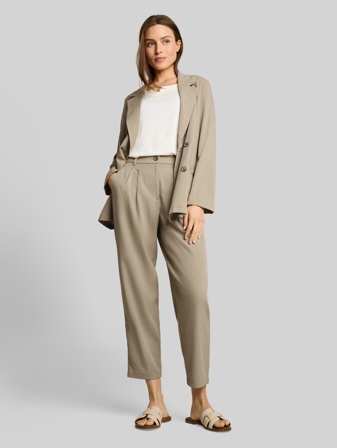 Cropped Barrel Hose von Women, Silver Olive