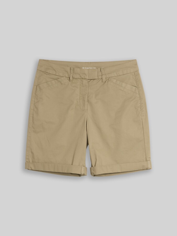 Chino Bermuda Shorts von Women, Silver Olive