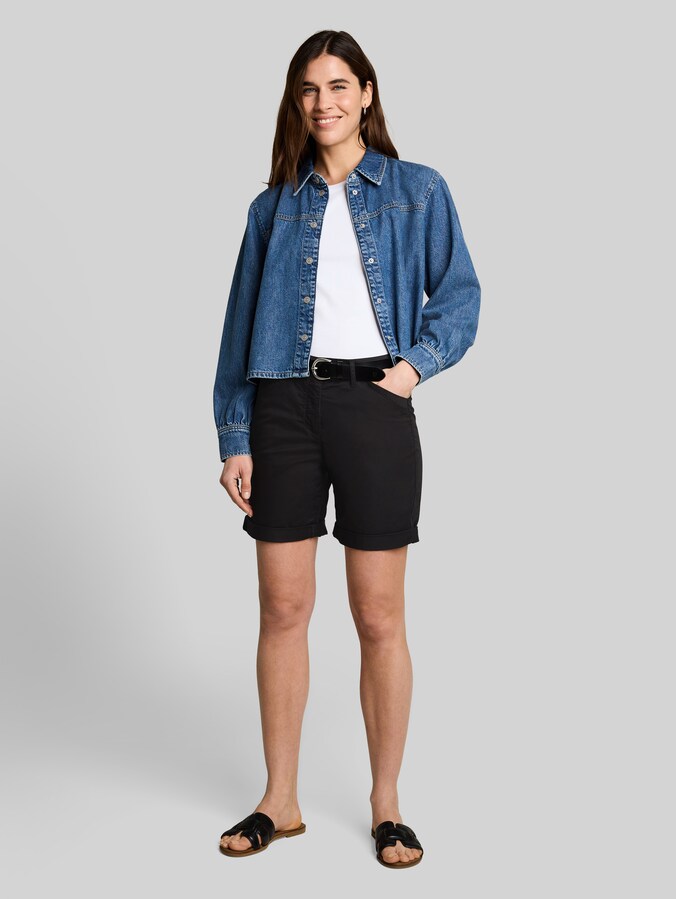 Chino Bermuda Shorts von Women, deep black