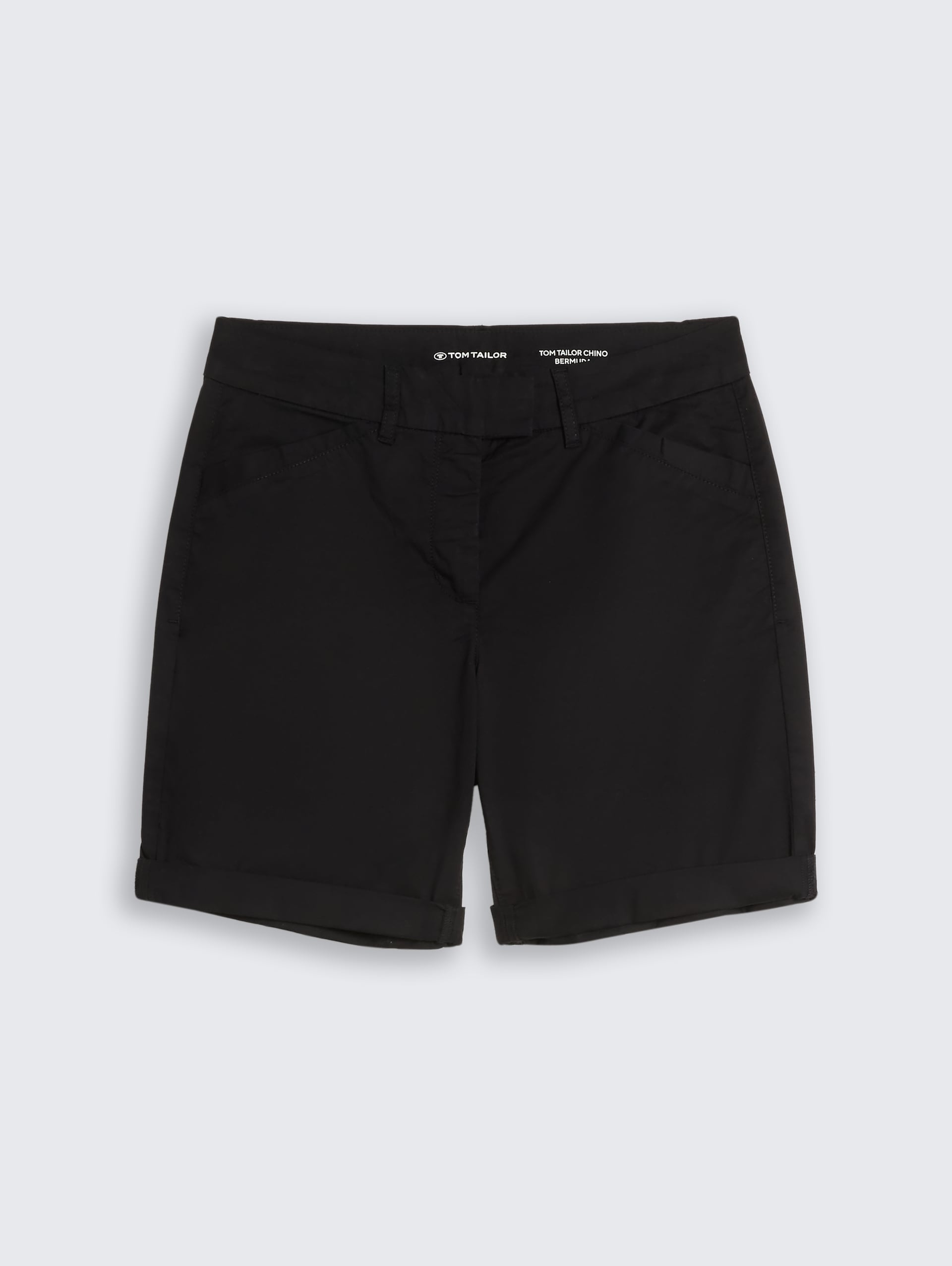 Chino-bermuda - deep black - Product vooraanzicht