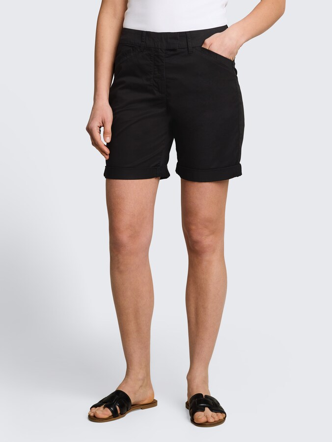 Chino-bermuda door Women, deep black