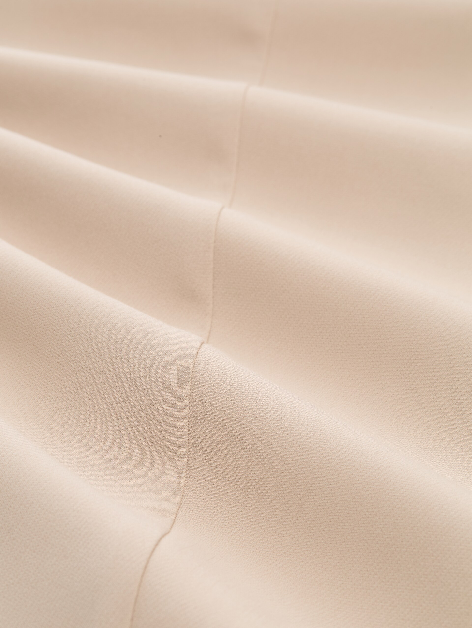 Loose Fit Barrel Hose mit Gürtel - Gravel Beige - Material-Ansicht
