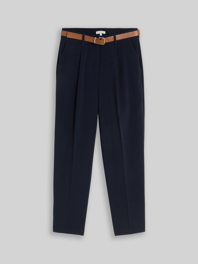 Loose Fit Barrel Hose mit Gürtel von Women, sky captain blue