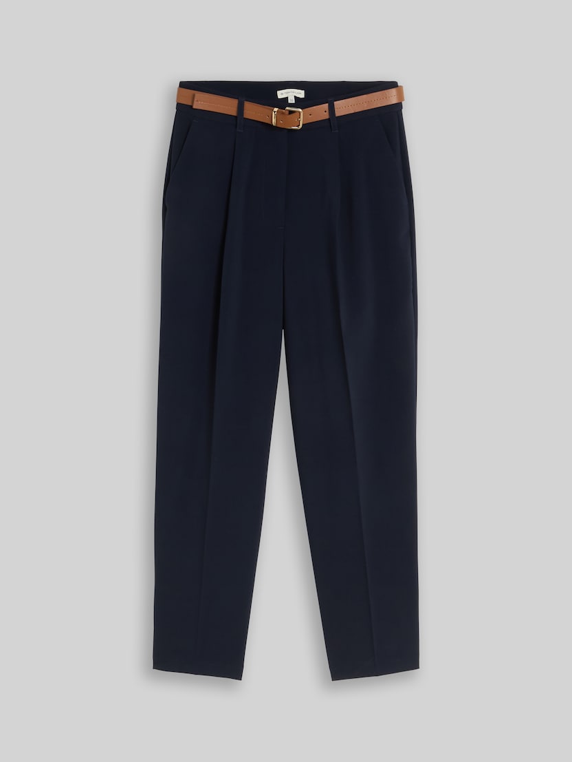 Loose Fit Barrel Hose mit Gürtel von Women, sky captain blue