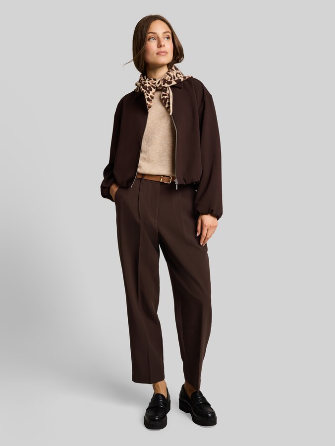 Loose Fit Barrel Hose mit Gürtel von Women, java dark brown