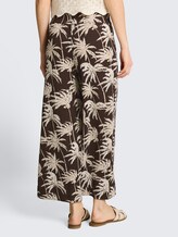 Culotte froissée - brown palmtree print - Découpe Vue arrière du modèle