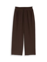 Geselecteerd, Crinkle culottebroek door Tom Tailor, bruin