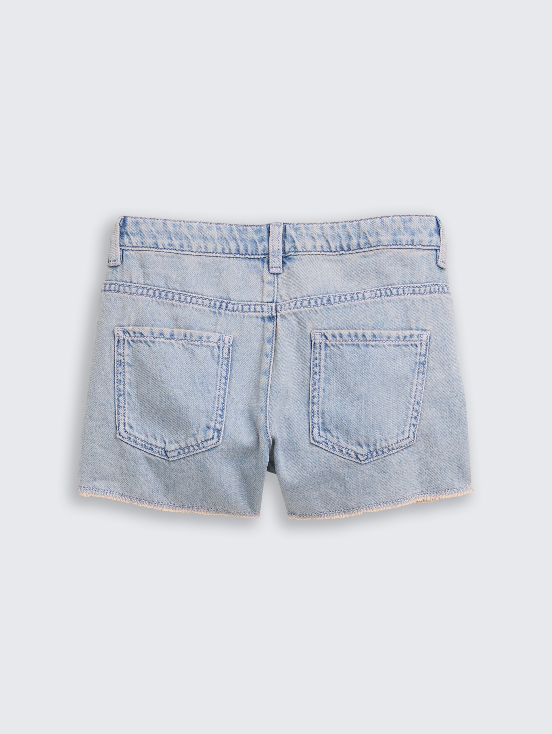 Jeansshorts - Tinted Blue Denim