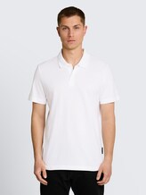 Polo en jersey de coton - White