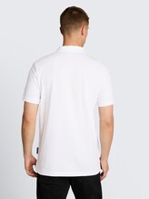 Polo en jersey de coton - White