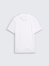 Polo en jersey de coton - White