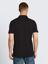 Jersey poloshirt van katoen - Black