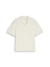 Geselecteerd, Poloshirt met relaxte pasvorm van katoen door Tom Tailor, wit