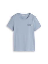 Nicht ausgewählt, T-Shirt mit Stickerei von Tom Tailor, blau