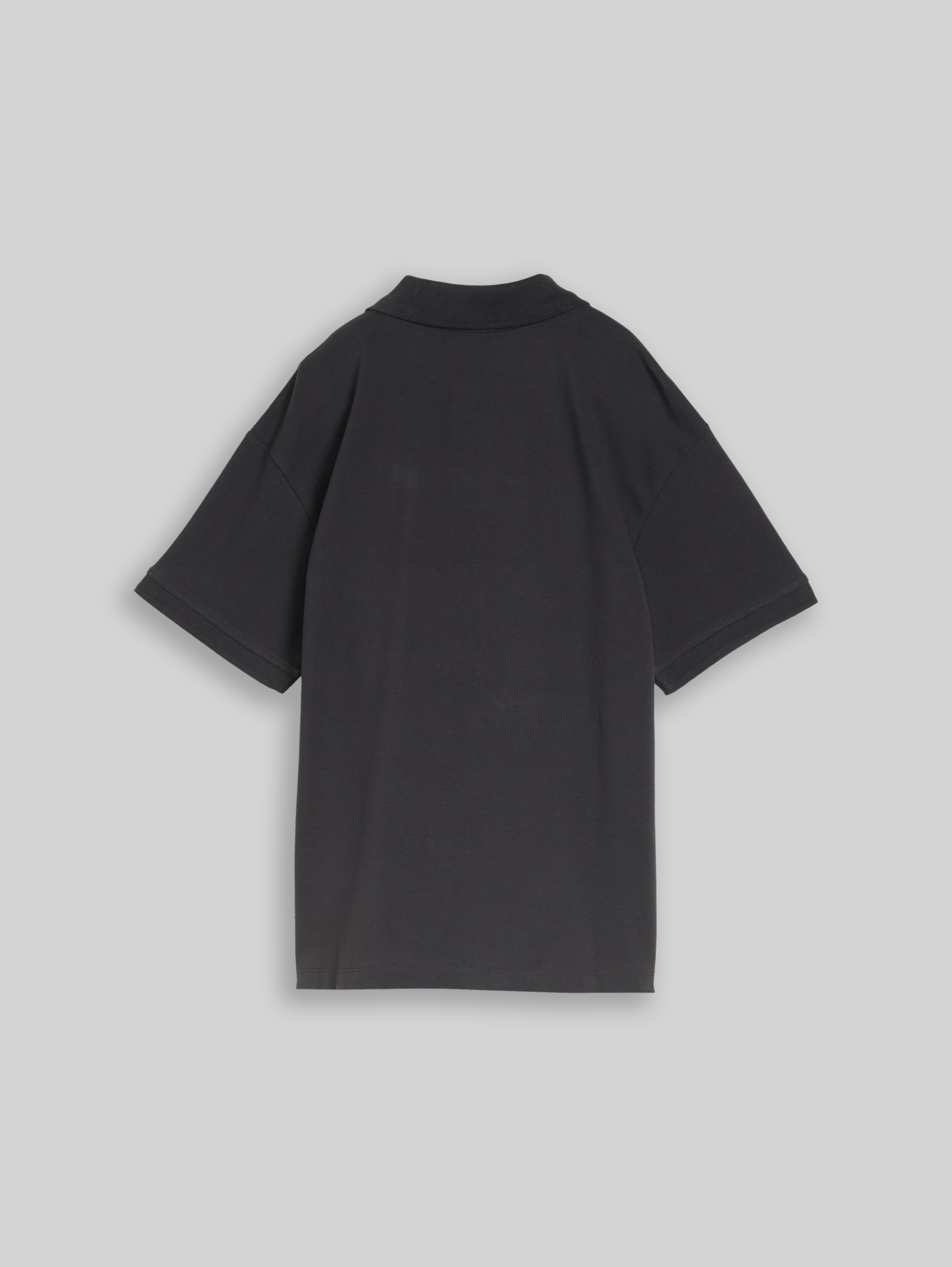 Поло тениска от пике Oversized с овърсайз кройка - Image 3