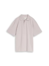Non sélectionné, Polo oversize en piqué par Tom Tailor, gris