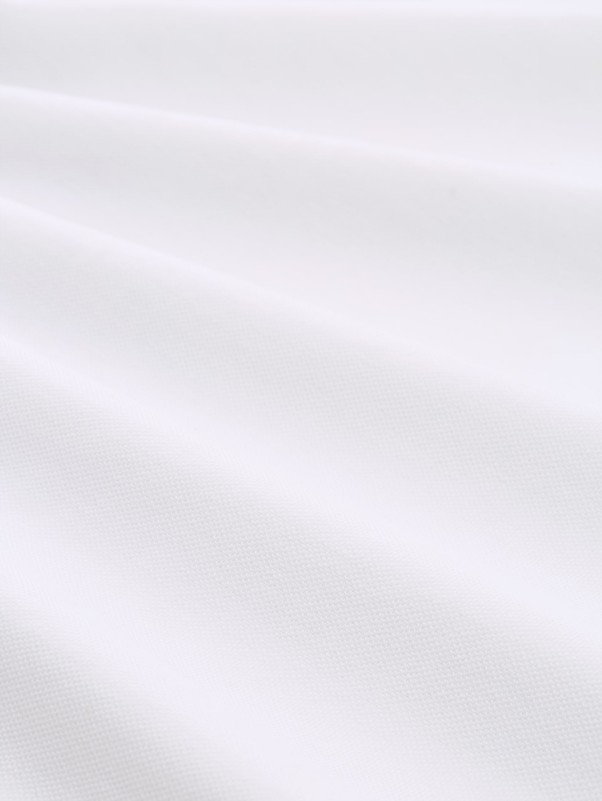 Basic piqué T-shirt - White - Materiaalweergave