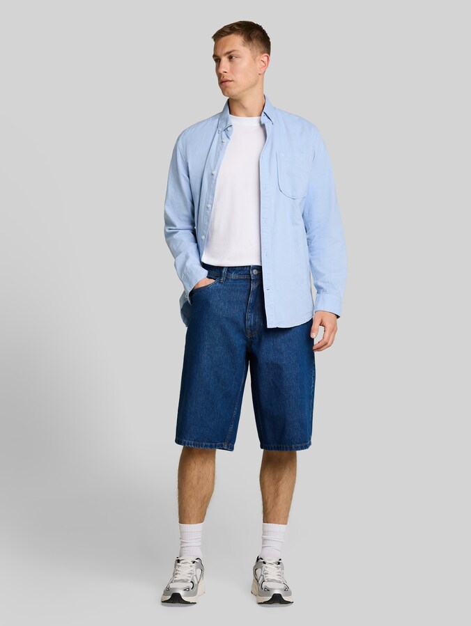 TTWAYLEN RELAXED Jeans Shorts von Denim Male, Clean Dark Stone Blue Denim