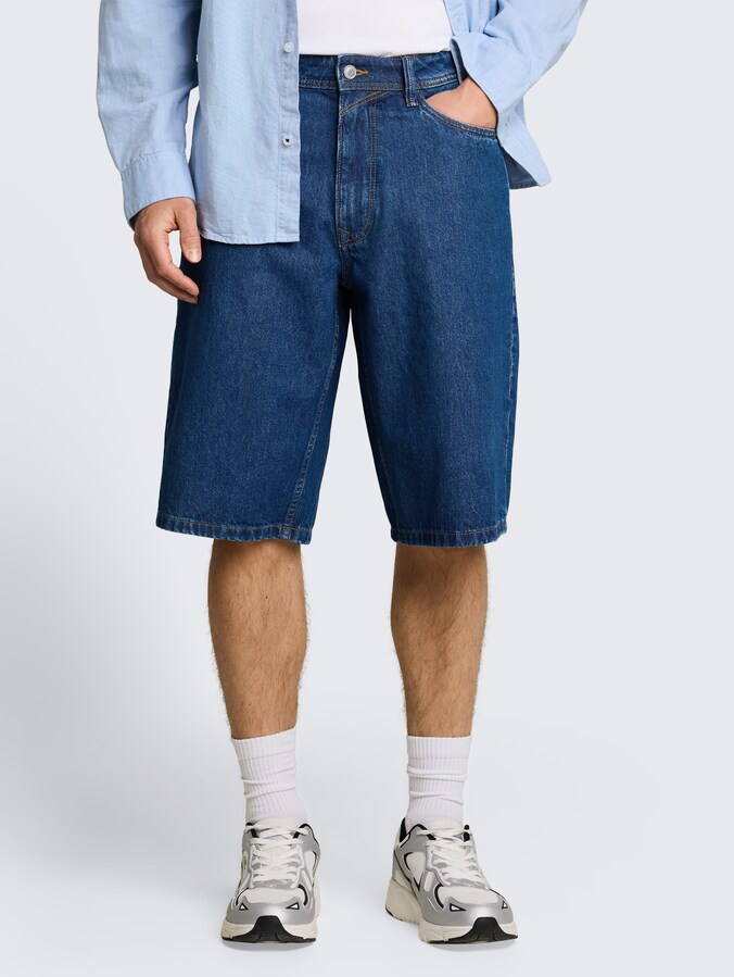TTWAYLEN RELAXED Jeans Shorts von Denim Male, Clean Dark Stone Blue Denim