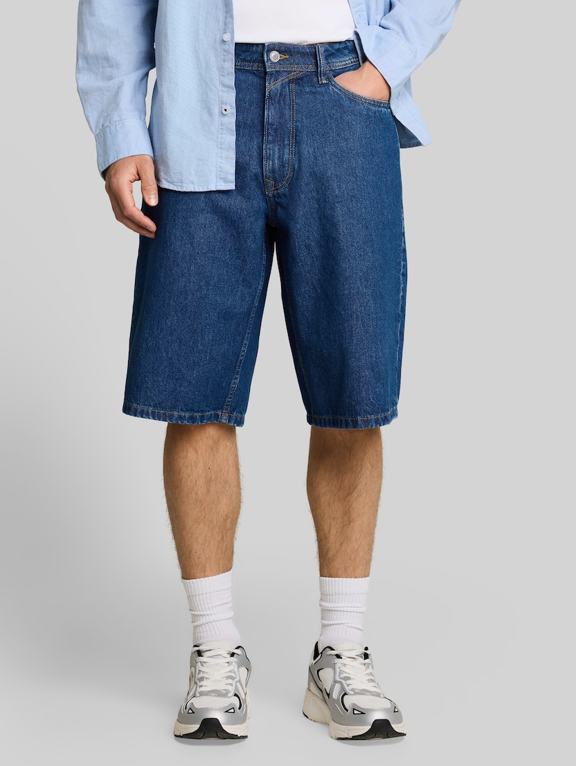 TTWAYLEN RELAXED Jeans Shorts von Denim Male, Clean Dark Stone Blue Denim