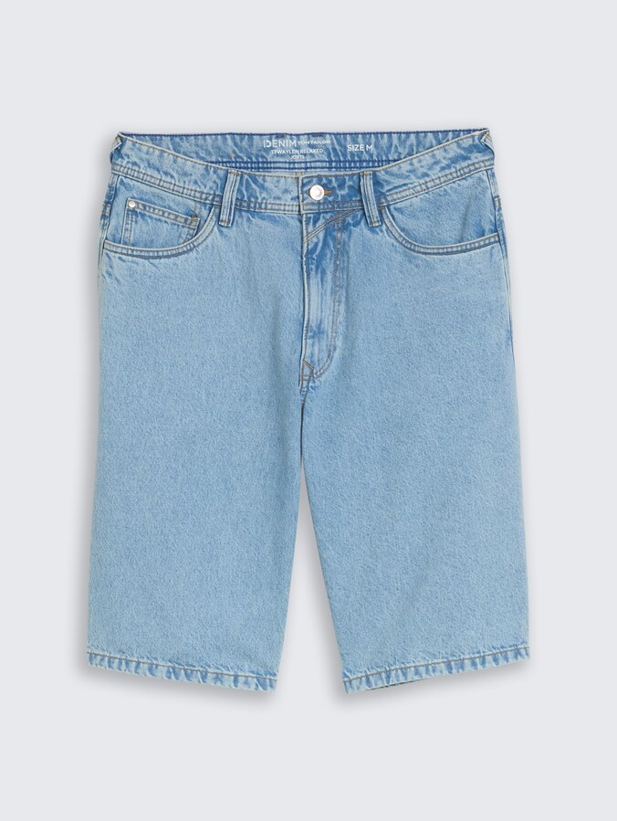 TTWAYLEN RELAXED Jeans Shorts von Denim Male, light stone bright blue denim