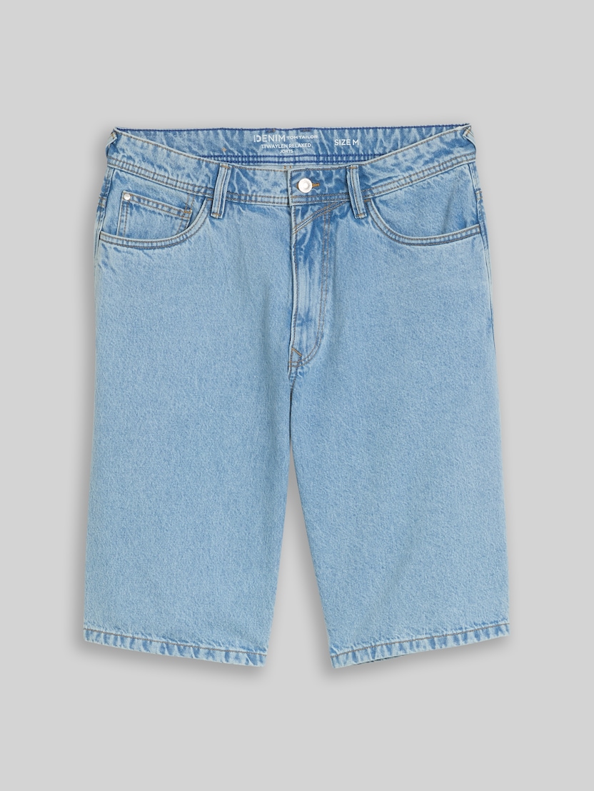 TTWAYLEN RELAXED Jeans Shorts von Denim Male, light stone bright blue denim