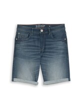 Ausgewählt, TTMARVIN STRAIGHT Jeans Shorts mit Stretch von Tom Tailor, blau