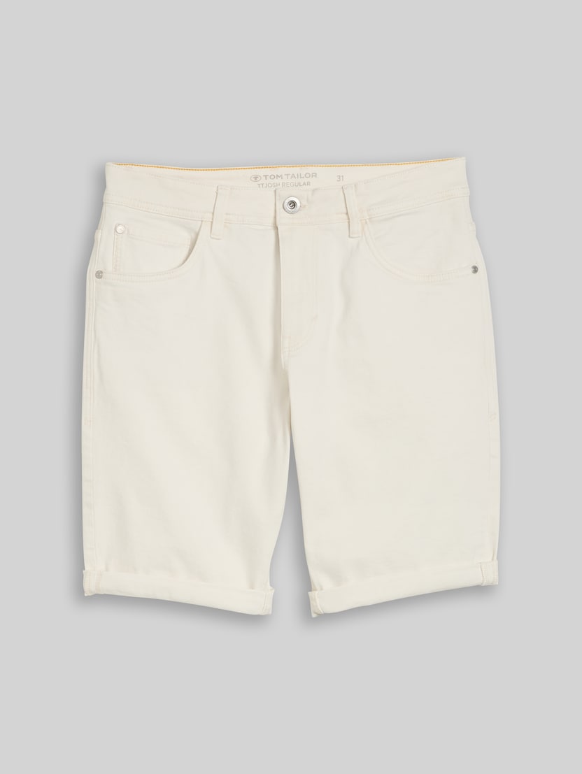 Short en jean TTJOSH REGULAR SLIM par Men, raw offwhite denim
