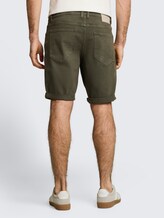 Short en jean TTJOSH REGULAR SLIM - deep leaf green - Découpe Vue arrière du modèle