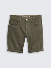 Short en jean TTJOSH REGULAR SLIM - deep leaf green - Vue de face du produit