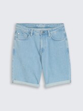 TTMORRIS RELAXED Jeans Shorts - Clean Light Stone Blue Denim - Vorder-Produkt-Ansicht