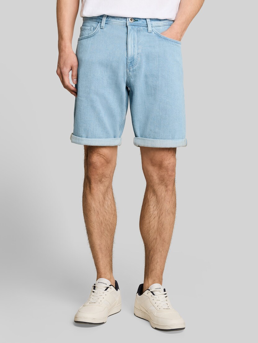 TTMORRIS RELAXED Jeans Shorts von Men, Clean Light Stone Blue Denim