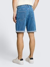 Short en jean TTMORRIS RELAXED - Clean Mid Stone Blue Denim - Découpe Vue arrière du modèle
