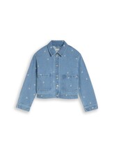Selected, Denim jacket with embroidery by Tom Tailor, blue