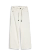 Ausgewählt, TTNELMA CULOTTE Jeans mit Bindegürtel von Tom Tailor, weiß