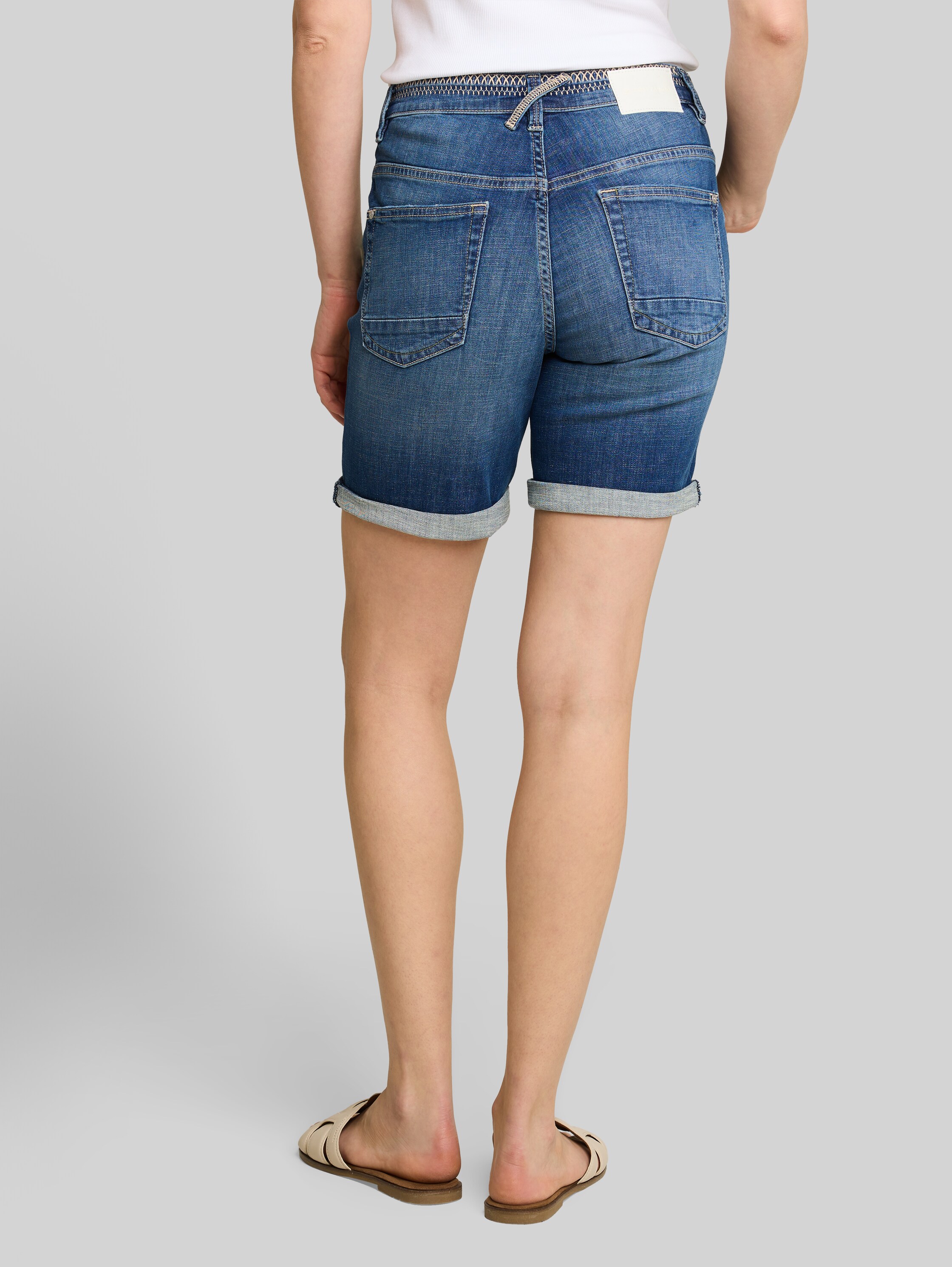 Дънкови бермуди MAYA Tapered Stretch Bermuda - Image 5