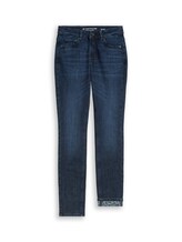 Ausgewählt, TTEDDA SLIM Jeans mit Leo-Print im Umschlag von Tom Tailor, blau