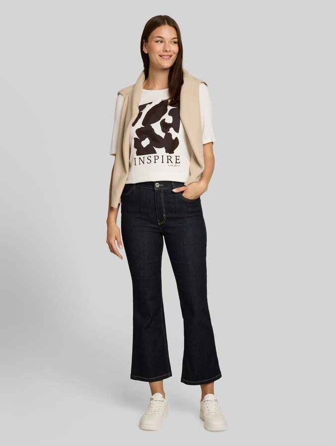 TTROMY FLARE Jeans von Women, Clean Rinsed Blue Denim