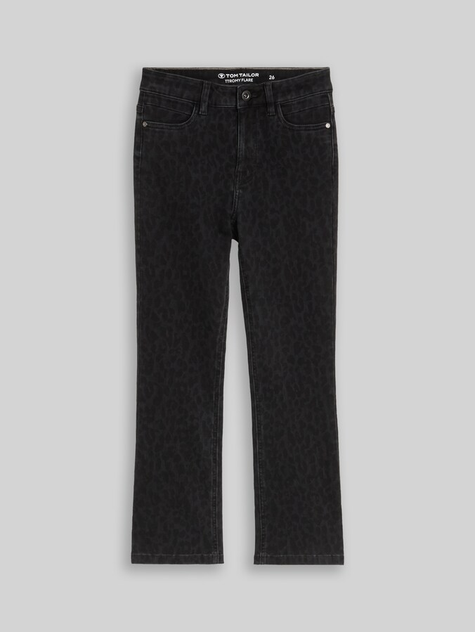TTROMY FLARE-jeans door Women, leo denim allover