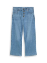 Ausgewählt, TTNELMA CULOTTE Jeans mit Knopfleiste von Tom Tailor, blau